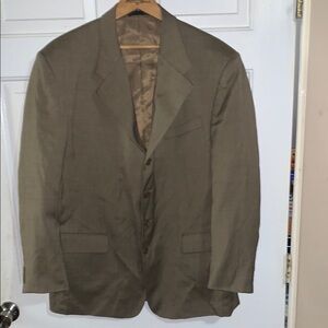 🍾 FREZA Men's PRATO Fine Men’s Wear Classic Tan Blazer 44R